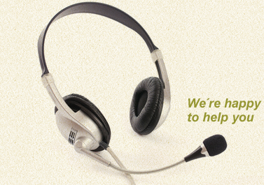 We're happy to help you